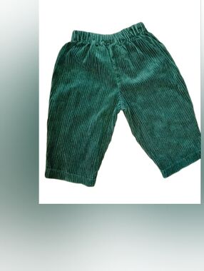 Source Unknown Dark Green Corduroy Kids Jogger Pants